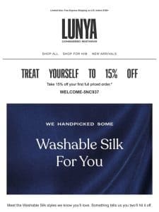 Most-loved Washable Silk