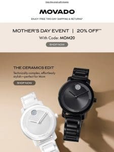 Movado Ceramics: Engineered to be Effortless