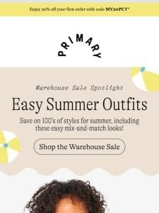 Must-see summer outfits in the Warehouse Sale ☀️