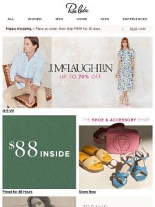 N-E-W J.McLaughlin Up to 70% Off • All $88 for 48 Hours