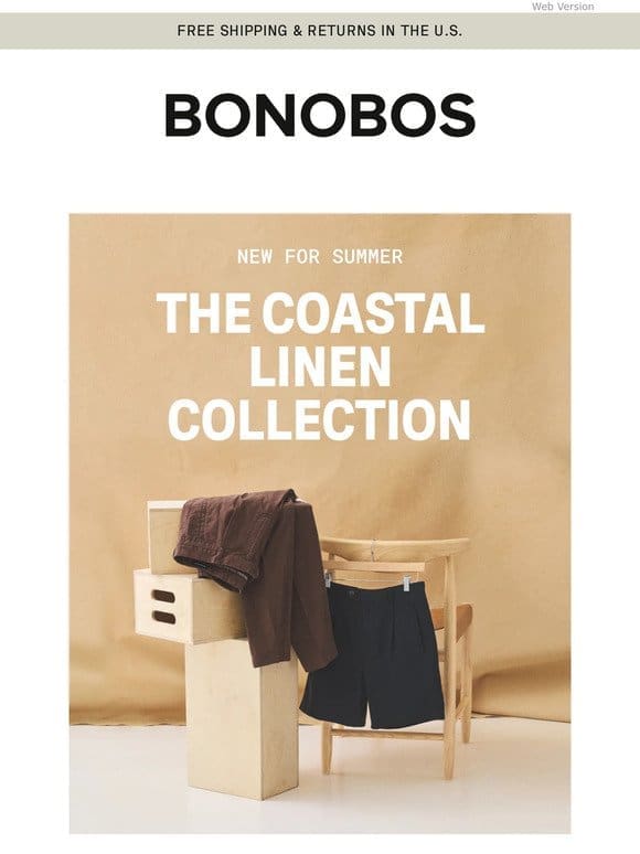 NEW ARRIVAL: Coastal Linen Collection