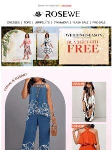 NEW COUPON + NEW DRESSES & JUMPSUITS For YOU?