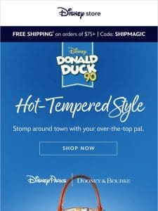 NEW Donald Duck 90th anniversary styles