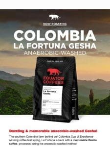 NEW Gesha from Colombia La Fortuna! ?