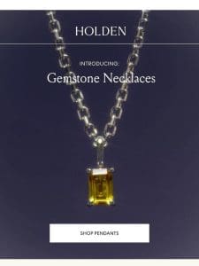 NEW IN: gemstone pendants  ❤️