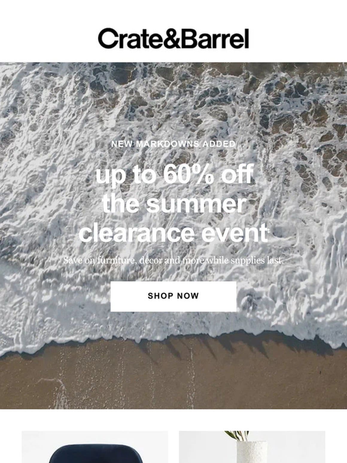 NEW MARKDOWNS | Save up to 60% off clearance!