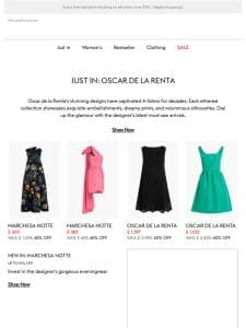 NEW: Oscar de la Renta’s latest arrivals – 60% off