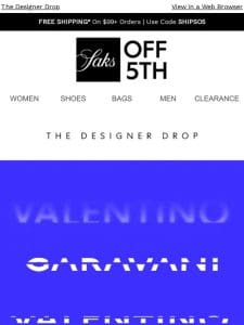 NEW Valentino Garavani landed! Up to 75% OFF