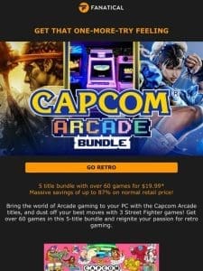 NEW bundle – Capcom Arcade!