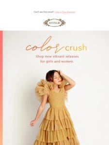 NEW color crush: rainbow edition