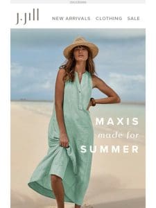 NEW maxi dresses for warm-weather days.