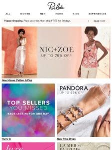 NIC+ZOE   Up to 75% Off   Fresh In