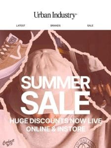 NOW LIVE – Our Summer Sale