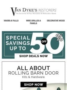 ?NOW TRENDING: Rolling Barn Doors