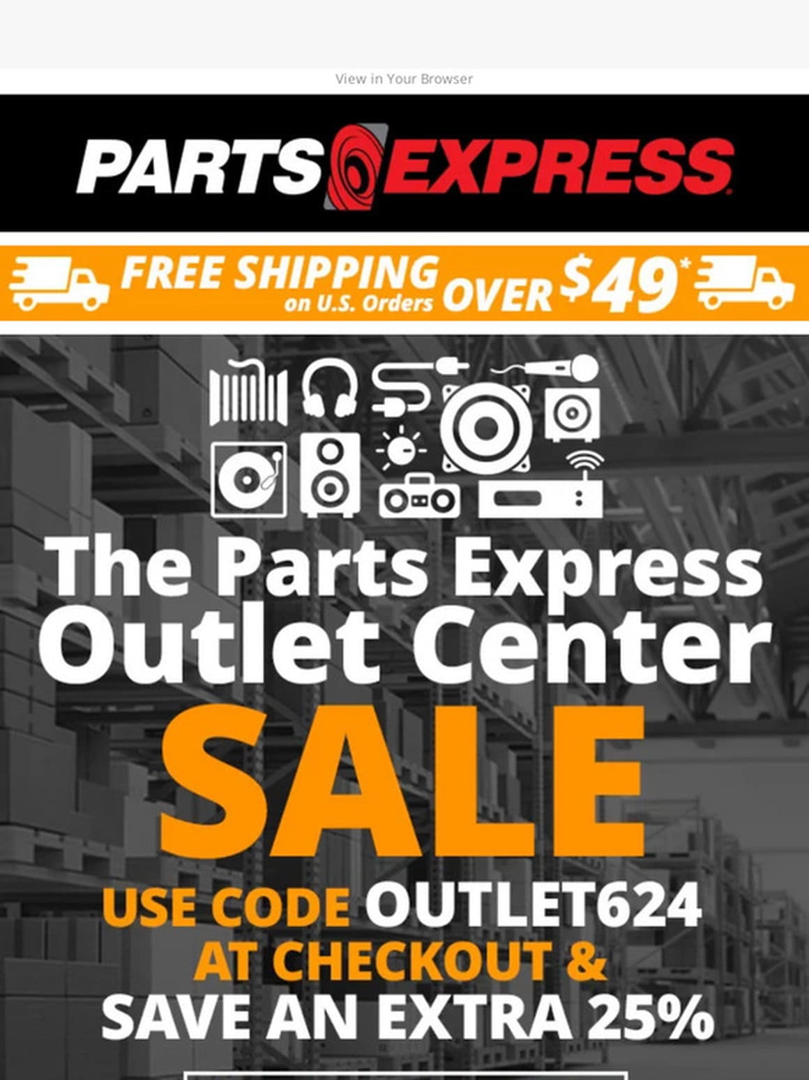 NOW— take an EXTRA 25% OFF all Outlet Items