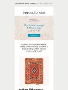 Nazmiyal Auctions | Fine Antique， Vintage & Modern Rugs