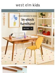 Need it now? Shop in-stock furniture