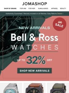 New ? BELL & ROSS PRICE DROP