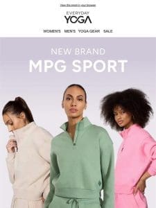 New Brand Alert: MPG Sport