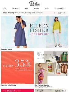 ? New EILEEN FISHER Up to 60% Off ?