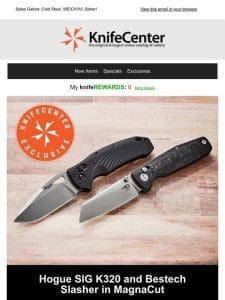 New Knives: Benchmade， Spyderco， Kershaw