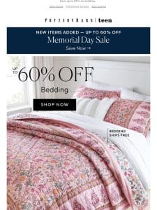New Memorial Day bedding deals just dropped ?