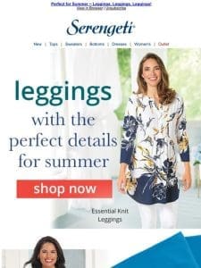 New Summer Leggings ~ Flattering & Perfect for Your Everyday ~ Shop Now!