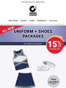 New Uniform + Shoe Packages!