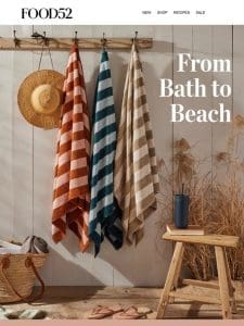 New beach towels that belong at a resort ☀️