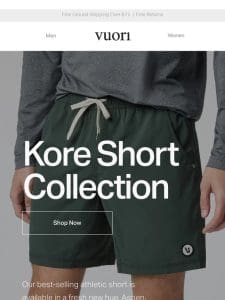 New in Aspen: Kore Short Collection