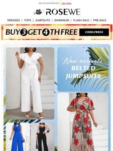 New jumpsuit & Big surprise deal! Don’t miss out!