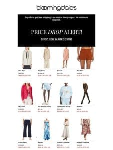 New markdowns to shop now