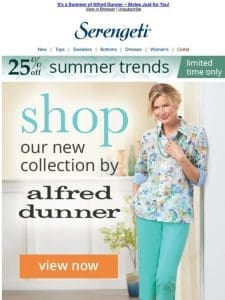 Nothing Says Summer Like The Alfred Dunner Collection ~ Shop Now!