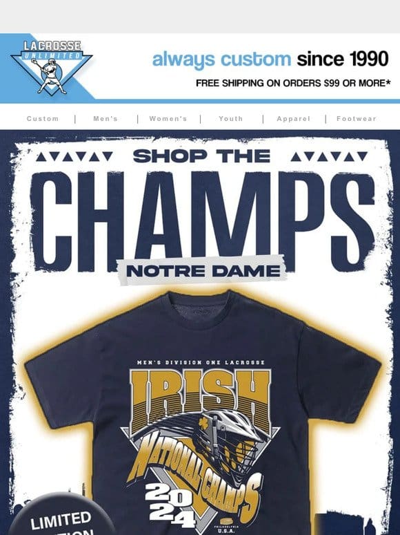 ?Notre Dame is the NCAA National Champs!?