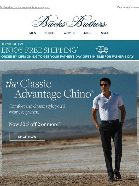 Now up to 30% off: Bestselling chinos (and shorts)
