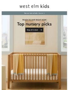 Nursery furniture when you need it FAST