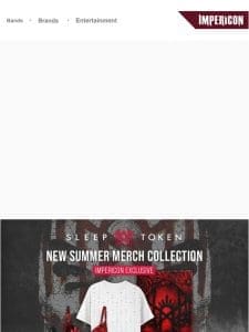 OBTAIN ? The scorching hot Sleep Token summer collection