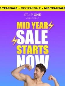 OMG， MID-YEAR SALE STARTS NOW!