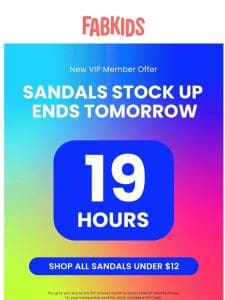 ONE DAY LEFT TO SHOP!