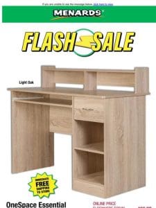 OneSpace Executive Desk with Hutch ONLY $29.99 After Rebate*!