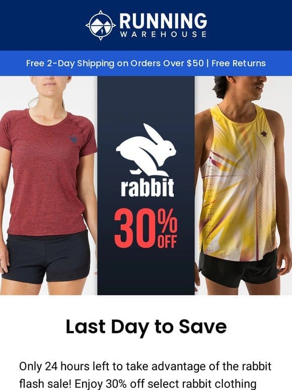 Only 24 Hours Left on the rabbit Sale!