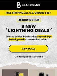 Only 48 hours: 8 NEW Lightning Deals dropped!