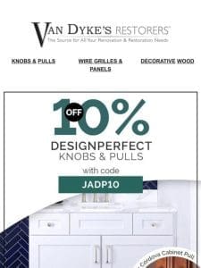 Only Days Left to Save – DesignPerfect Cabinet Hardware