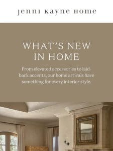 Open For Home Newness
