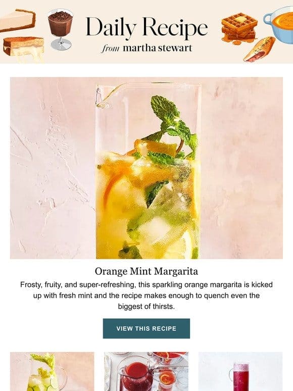 Orange Mint Margarita