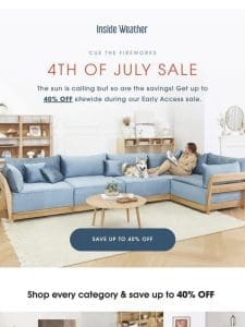 Our 4th of July savings event starts NOW ??