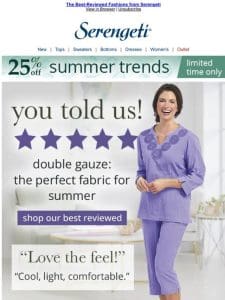 Our Best-Reviewed Fashions， Styles & More ~ Just For You