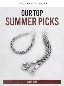 Our Best Summer Chains Are Here