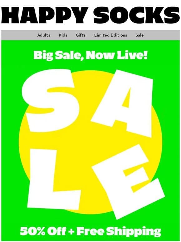 Our Big Sale Is Live!