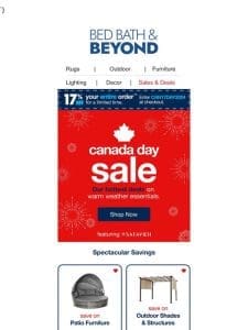 Our Canada Day Sale Starts NOW